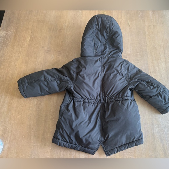 J Crew Crewcuts Beige Fleece Parka Jacket Sz XXS - Picture 3 of 6